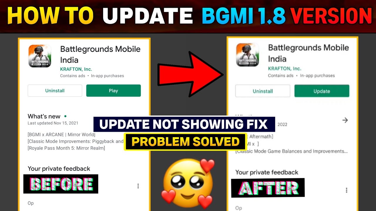How to Update Bgmi 1.8 Update😍Bgmi 1.8 update Download Link🔥How To Update Bgmi 1.8 / Bgmi New Update
