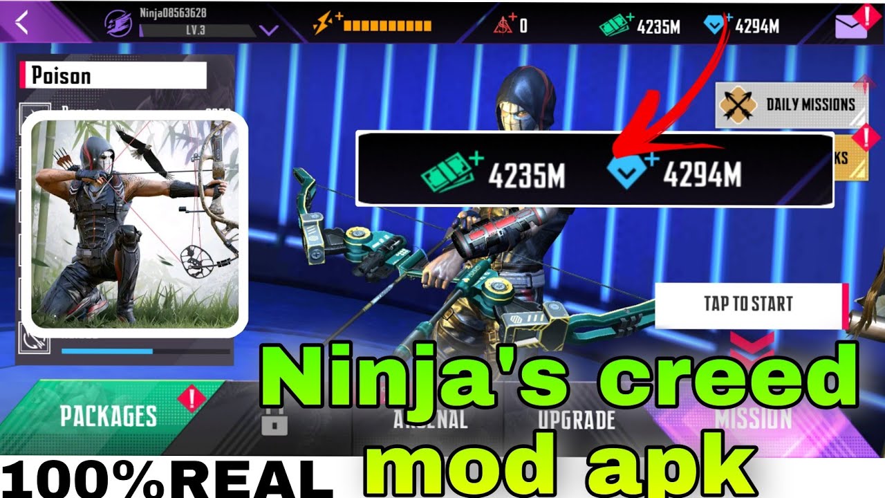 Ninja's Creed Mod apk || 100% real with gameplay proof