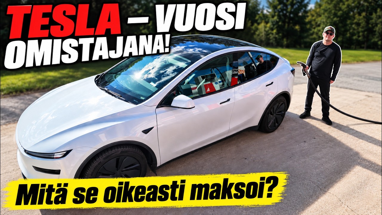 1 VUOSI TESLALLA | Oliko Se Oikeasti Säästöä? 💰⚡