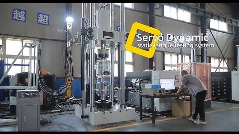 HST Electro-hydraulic servo dynamic static fatigue testing system for high dynamic and fatigue tests