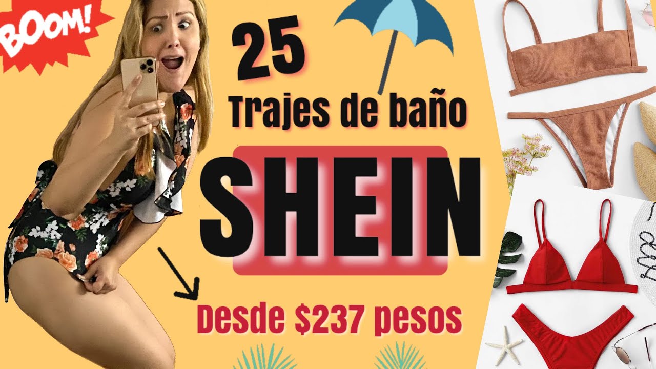 25 TRAJES DE BAÑO SHEIN | DESDE $237 PESOS!! - YouTube