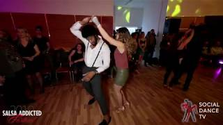 Terry Salsalianza U0026 Lady  Social Dancing  Salsa Addicted Festival 2019