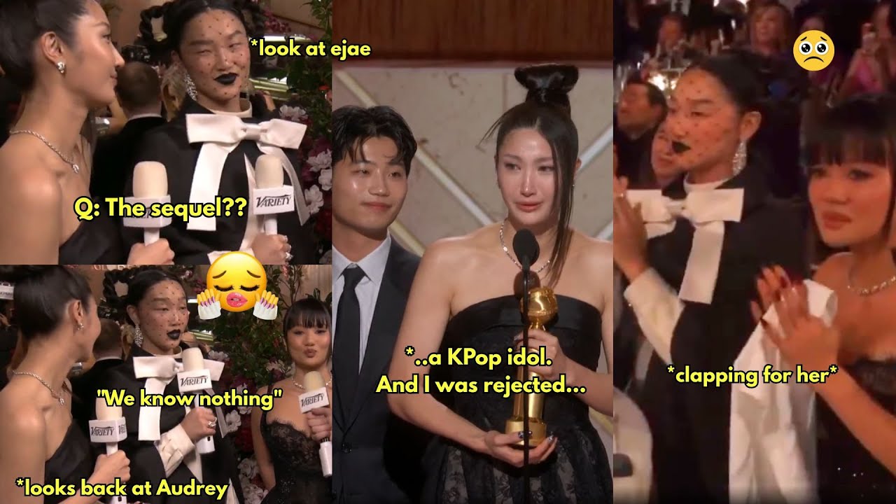 Not EJAE still traumatized😂EJAE, Audrey Nuna, and Rei Ami play coy about a 