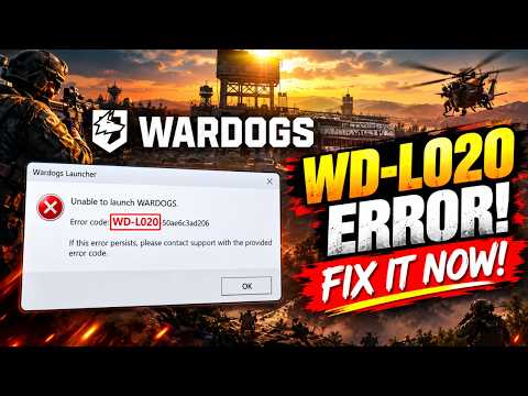 How to fix Wardogs error code wd L020