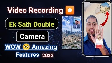Dual Camera Recording App | How to Use Front Camera and Camera Same Time | iphone camera tricks