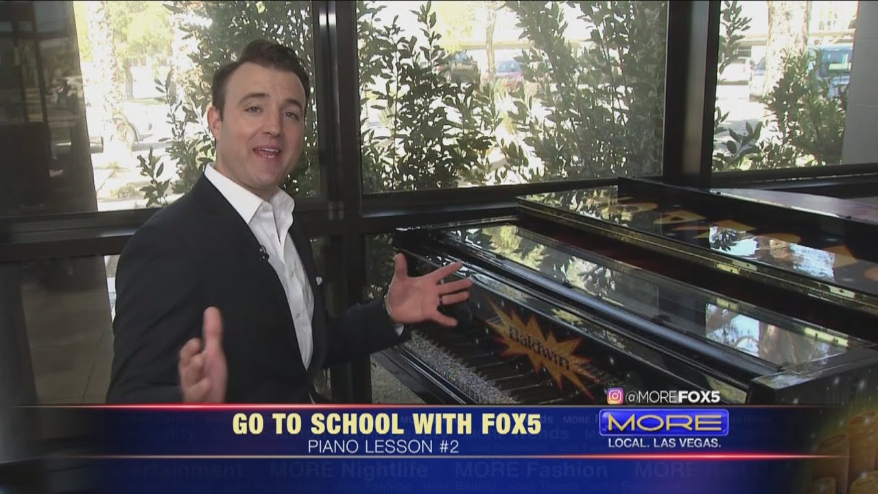 Sam Argier Go To School With FOX5: Learning How To Play Piano with Sam Argier ...