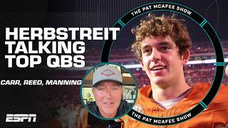 Talking CJ Carr, Marcel Reed and Arch Manning with Kirk Herbstreit & Peter! 🐶 | The Pat McAfee Show