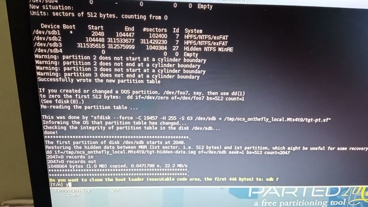 Cara Cloning Windows dengan Clonezilla di Parted Magic