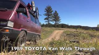 1989 Toyota Van life build 1989 Toyota Van life build
