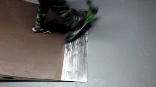 Basement Skate Park with Quarter Pipes and Spine Ramps