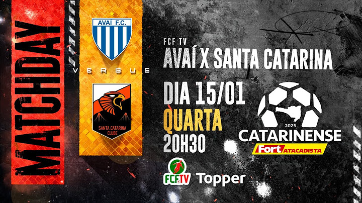 AO VIVO | AVAÍ X SANTA CATARINA | CATARINENSE FORT ATACADISTA 2025