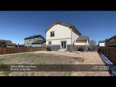 209 S Millbrook Street, Aurora, CO home video tour