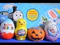 Kinder Surprise egg Halloween Frozen surprise egg Pumpkin Smarties surprise