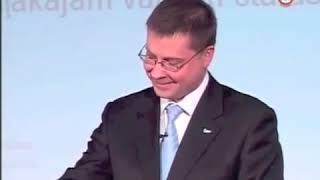 Valdis Dombrovskis's hilarious joke!