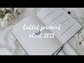 bullet journal abril 2022 I minimalista & simple