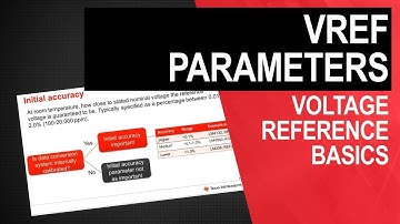 Important Parameters of a Voltage Reference