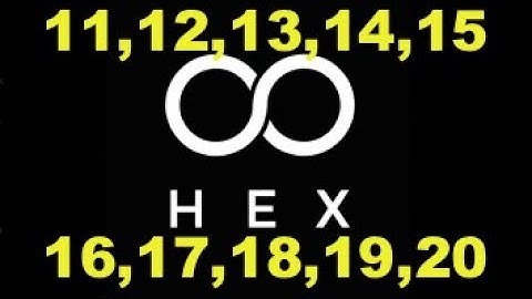 Infinity Loop: HEX - LEVEL 11,12,13,14,15,16,17,18,19,20
