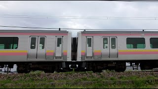 E129系B17+A10編成信越本線下り441M長岡→新潟【4K】
