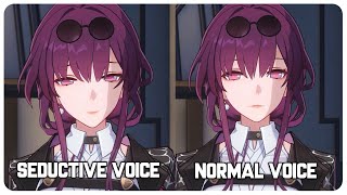 Kafka Speaks in a Normal Voice vs Seductive Voice (Kafka Story Quest) | Honkai Star Rail