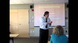 Stephen Andrew describing the origins and heart of Motivational Interviewing.