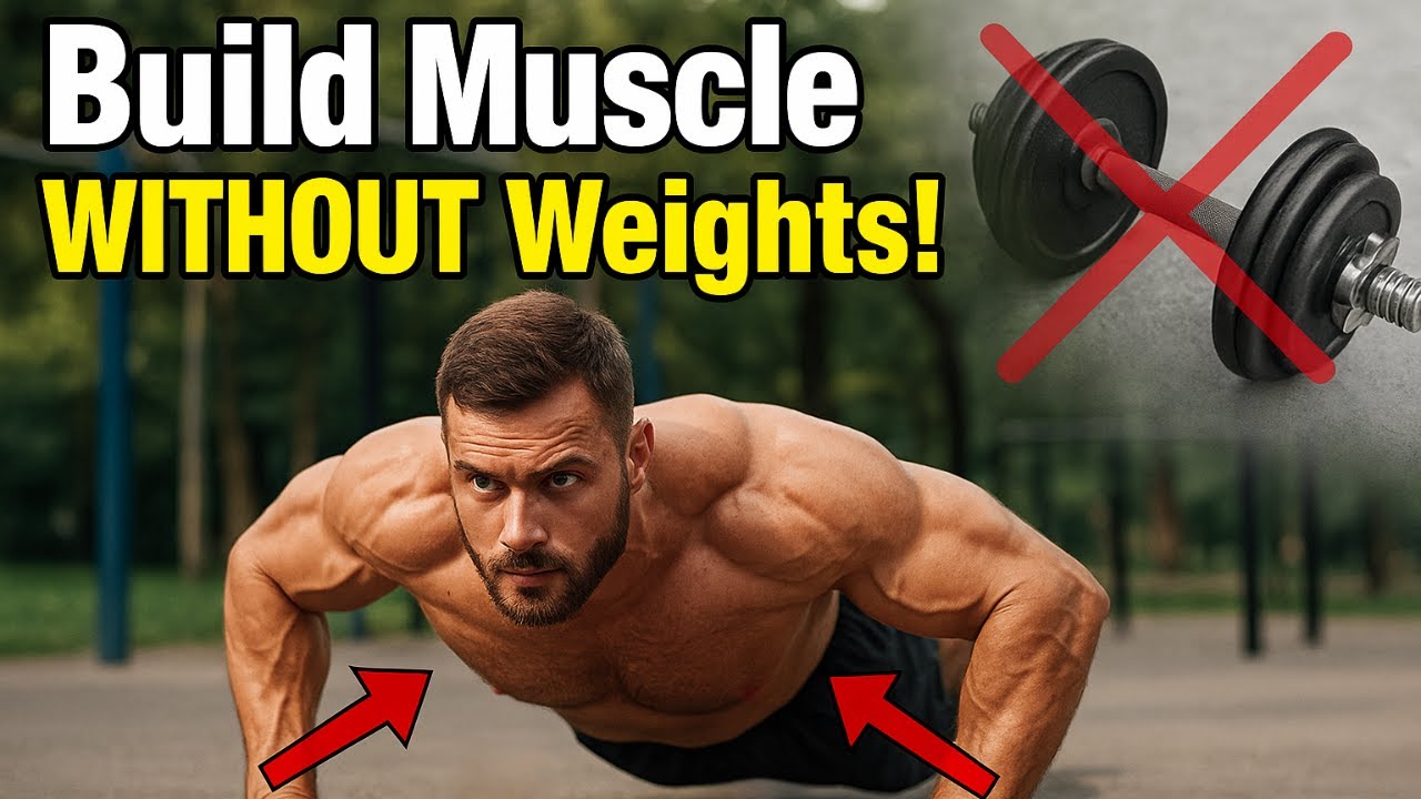 How to Build Muscle Without Weights | Best Calisthenics Workout Plan ...