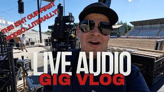 Live Audio Engineer Gig Vlog - A Day In The Life of a Freelance Audio Engineer
