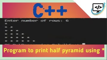 Pyramid Pattern in C++ language | Pyramid Program in C++| #CodeOnTrend #cpp