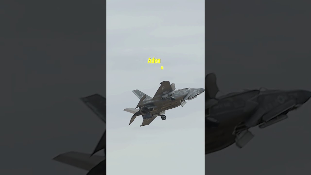 Этот самолет-невидимка может совершать вертикальную посадку 🤯✈️ | F-35B 