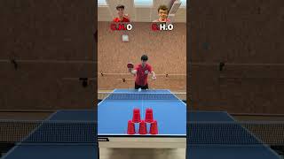 Maybe the last shot was made on purpose 😂 #tabletennis #shorts