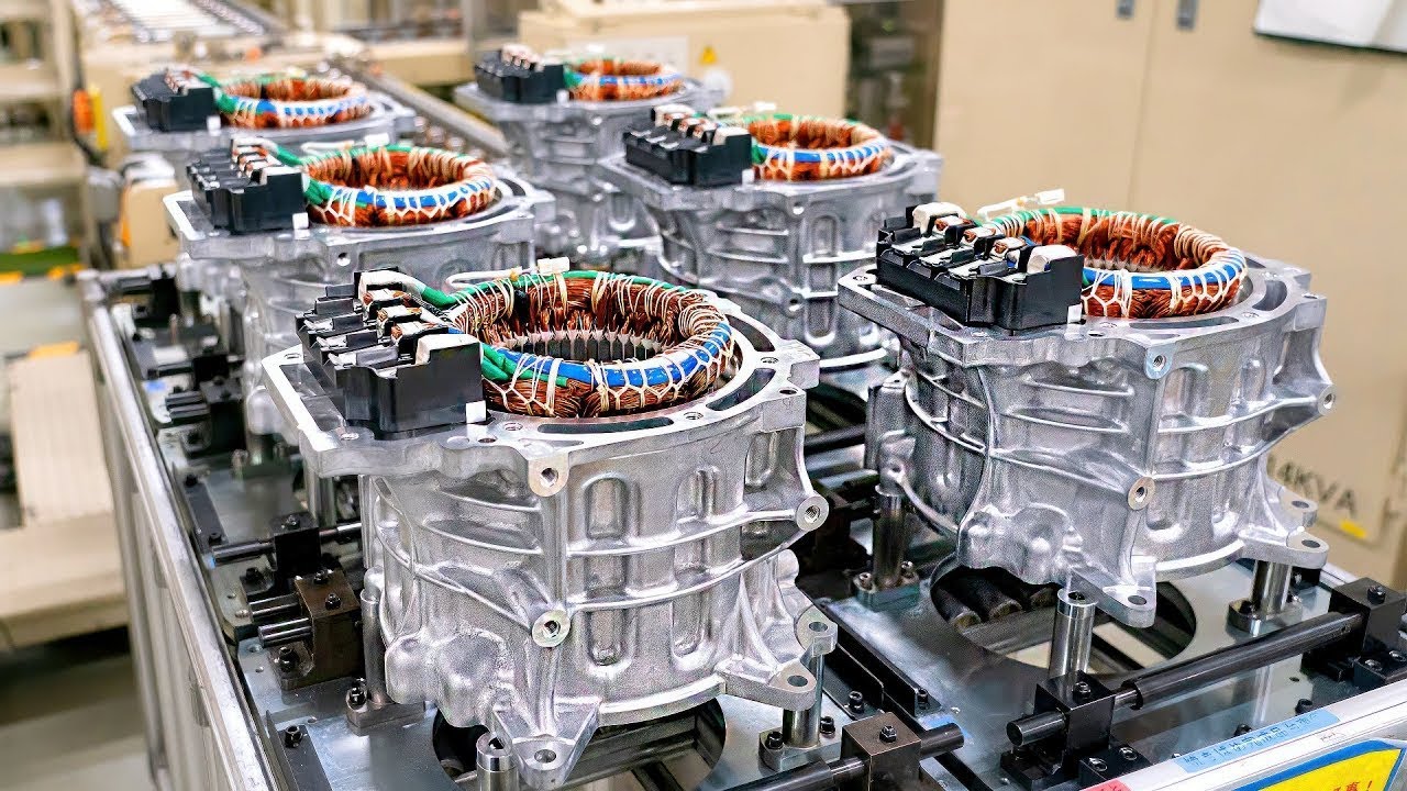 Incredible Electric Motor Manufacturing - World's Most Modern Electric ...