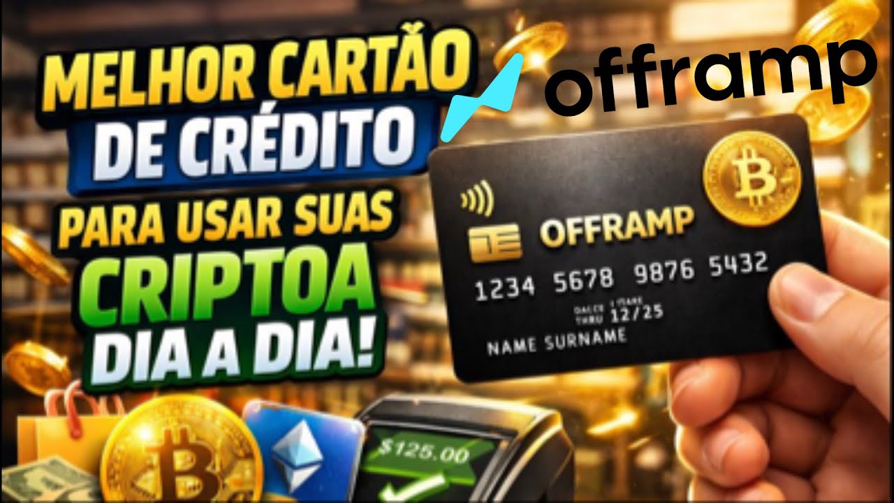 Melhor cartão Cripto sem reporte em 2016 para Usar no Dia a Dia 💳🚀 |  Tutorial Offramp Passo a Passo
