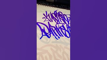 How to tag with chisel marker #graffiti