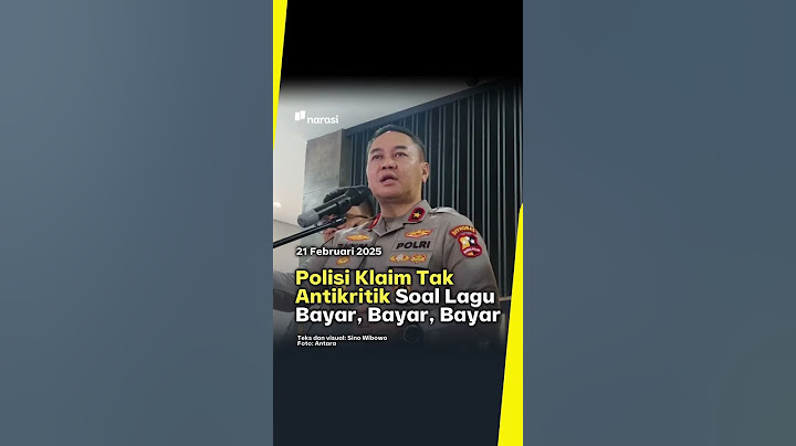 Polisi Klaim Tak Antikritik Soal Lagu 'Bayar Bayar Bayar' | Narasi Daily