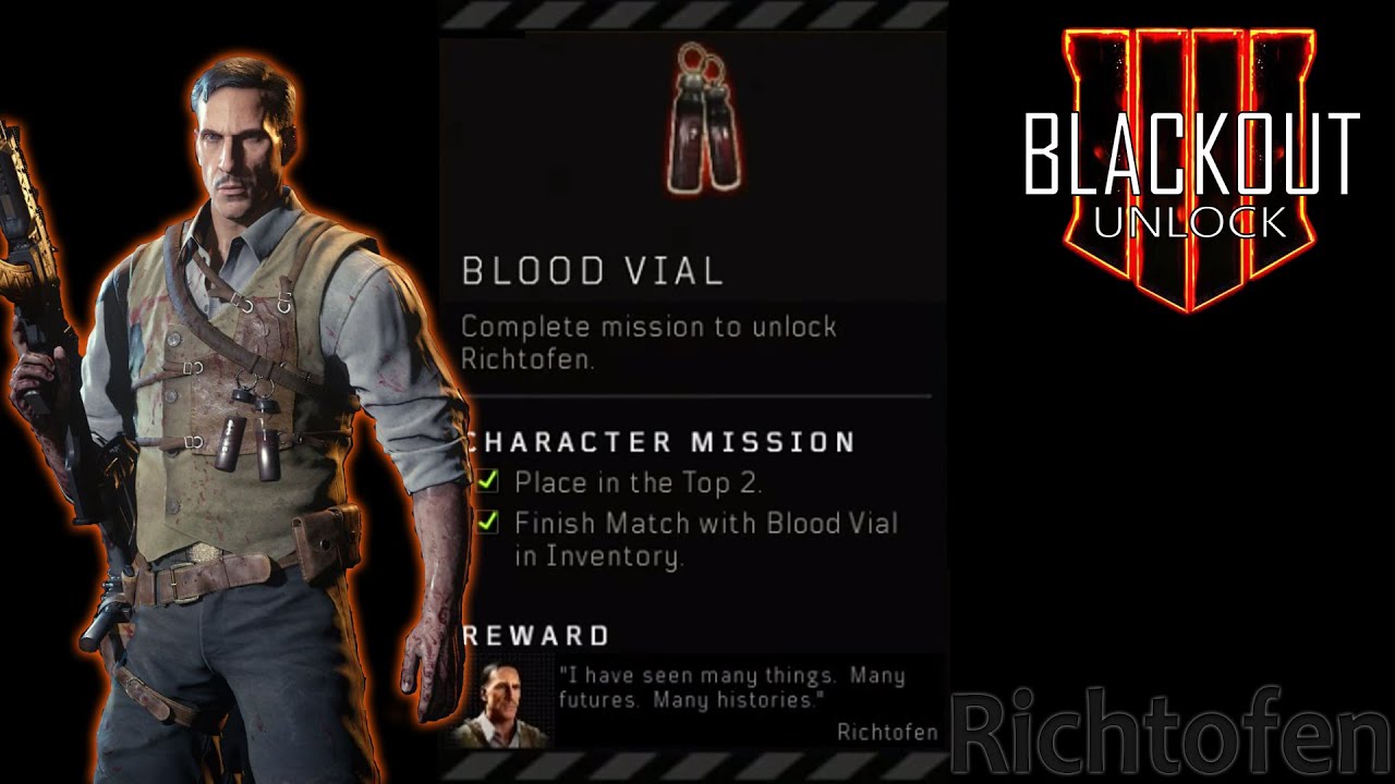 How to Unlock Richtofen In Blackout | Blood Vial | PurePrime