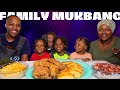 SOUL FOOD SUNDAY FAMILY MUKBANG!!! FRIED CHICKEN + RED BEANS + RICE + MAC N CHEESE + CORNBREAD
