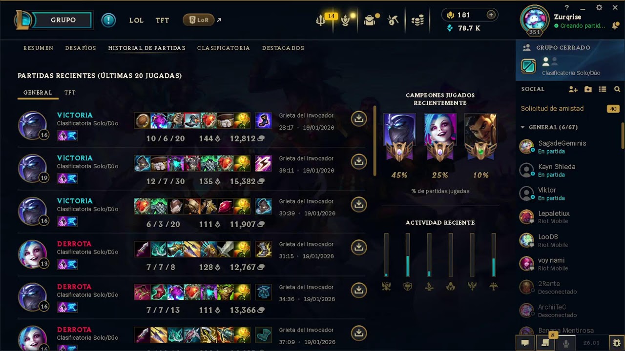 Otra partida, Otro Nueve Contra Uno