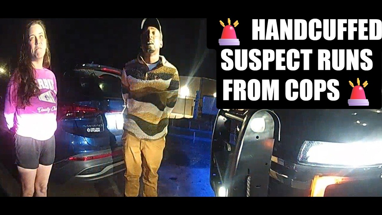 ENTITLED Handcuffed Suspect Escapes Police Custody- BAD DECISION🚨!