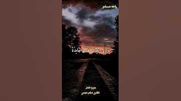 وَتَرَى الْجِبَالَ تَحْسَبُهَا جَامِدَةً || القارئ اسلام صبحي 🍀🎧