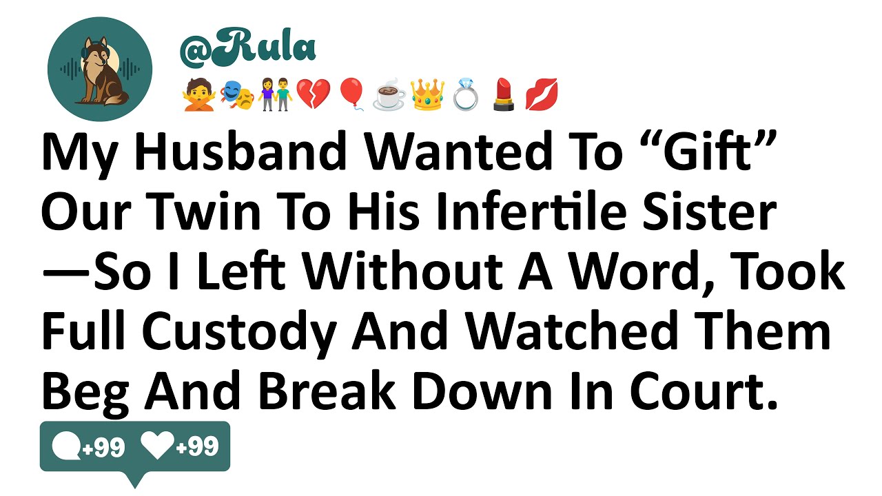 My Husband Wanted To “Gift” Our Twin To His Infertile Sister—So I Left Without A Word, Took Full...