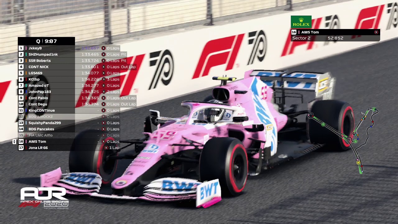 ApexOnlineRacing Commentary | F1 2020 Hype Energy F1 League S20 | XB1 | R3: Vietnamese GP
