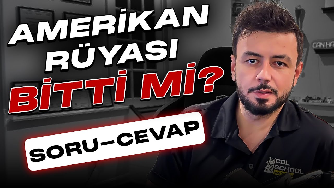 Amerikan Rüyası Bitti Mi? SORU-CEVAP Videosu (GreenCard, E-2, CDL, J1, F1)