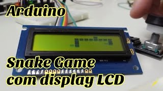 Arduino - Snake Game com LCD e Rotary Encoder
