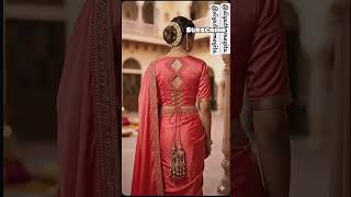 trending blouse neck and sleeves designs #blaujdizain #bahidesign #blouse#ytshorts #viral