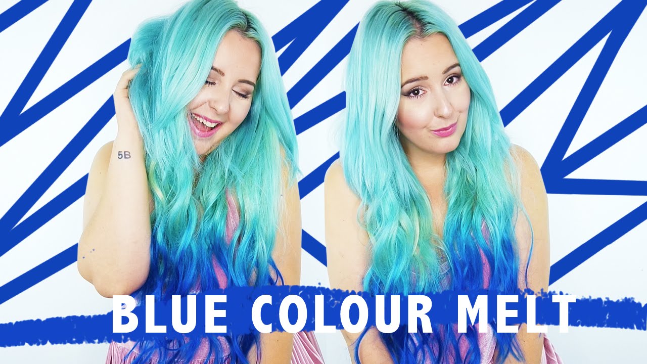 How To: Blue Colour Melt Hair Tutorial! | by tashaleelyn - YouTube