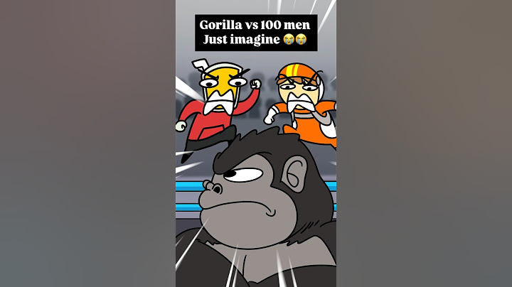 1 goryl kontra 100 mężczyzn