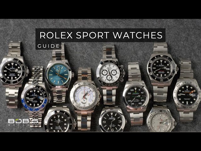Rolex Sport Watches Guide | Bob's Watches - YouTube