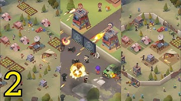 Survivor Base - Zombie Siege Gameplay Walkthrough Part 2 (Ios.android) #gamingvideos