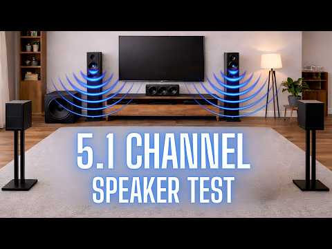 5.1 Speaker Surround Sound Test | Real Dolby Home Theater Speaker Demo