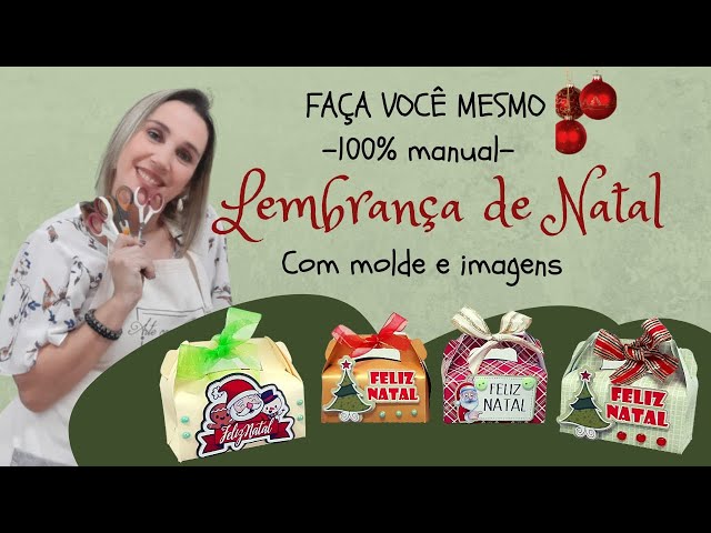 Caixa Batata de Natal PNG - Arte Com Papel - Fabiana Bim