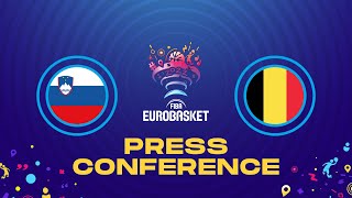 Slovenia v Belgium - Press Conference